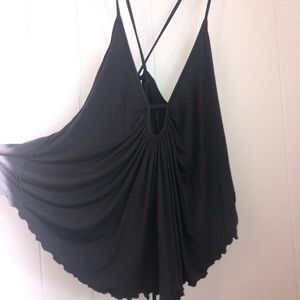 Gray Free People Flowy Tank